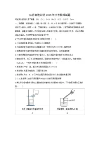 江苏省连云港2025年中考模拟化学