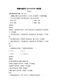 新疆吐鲁番市2025年中考一模化学试卷（解析版）