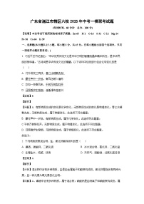 广东省湛江市辖区六校2025年中考一模联考化学试卷（解析版）