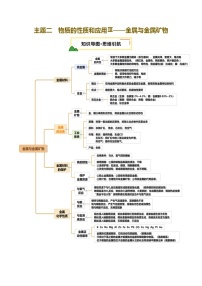 2025年中考化学二轮复习 主题二 物质的性质和应用Ⅲ——金属与金属矿物（讲练）