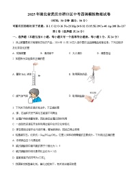 2025年湖北省武汉市硚口区中考四调模拟化学试题（原卷版+解析版）