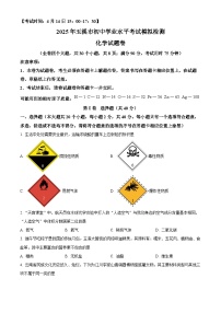 2025年云南省玉溪市中考一模化学试题（原卷版+解析版）