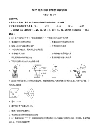 安徽省合肥市第四十八中学2024-2025学年九年级下学期月考化学试题（原卷版+解析版）
