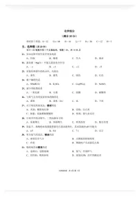 2025届上海市崇明区中考二模化学试卷（含答案与解析）