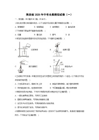 陕西省2025年中考全真模拟（一）化学试卷（解析版）