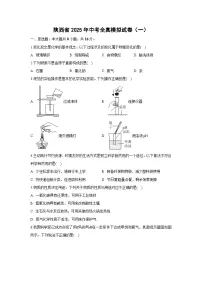 陕西省2025年中考全真模拟（一）化学试卷（解析版）