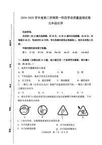 南京市秦淮区2025年中考化学一模试卷及答案