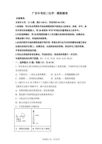 2025届广东省潮州市湘桥区中考模拟化学检测试题（含解析）