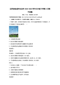 江苏省盐城市东台市2023-2024学年九年级下学期4月期中化学试卷（解析版）