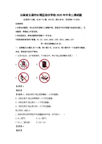 云南省玉溪市红塔区部分学校2025年中考二模化学试题（解析版）