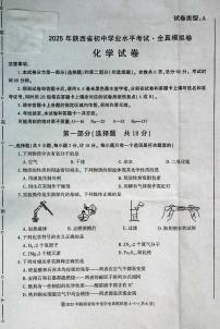 2025年陕西省初中化学学业水平考试全真模拟卷及答案