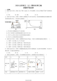 2025北京初三（上）期末真题化学汇编：质量守恒定律