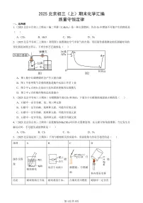 2025北京初三（上）期末真题化学汇编：质量守恒定律