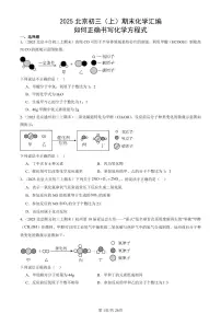 2025北京初三（上）期末真题化学汇编：如何正确书写化学方程式