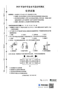 2025年河北省保定市中考化学一模试卷（中考模拟）