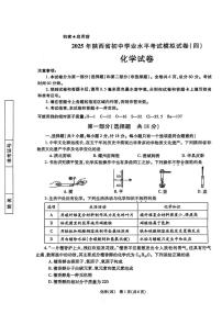 2025年陕西省咸阳市乾县关头九年制学校中考第四次模考化学试题（中考模拟）