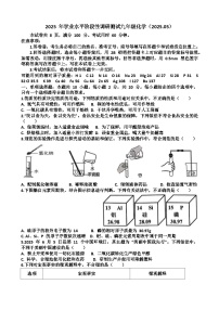 2025年济南槐荫区九年级中考化学二模考试试题（含答案）