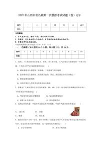 2025年山西中考吕梁模拟化学试题含答案