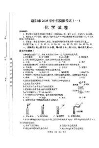 2025年河南省洛阳市中招模拟考试化学试卷（一）（中考模拟）
