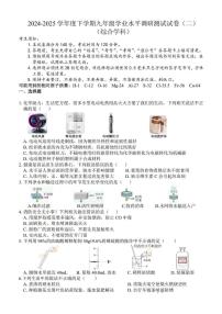 2025年黑龙江省哈尔滨市道外区中考二模化学试题（中考模拟）