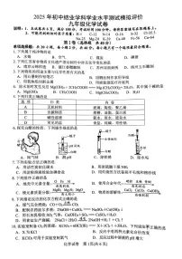 2025年江苏省镇江市中考一模化学试题（中考模拟）