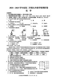 2025年江苏省南京市玄武区中考一模考试化学试题（中考模拟）