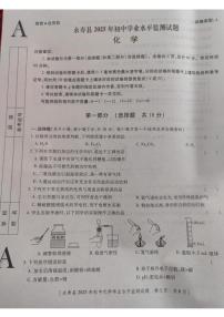 2025年陕西省咸阳市永寿县初中学业水平监测化学试题（中考模拟）