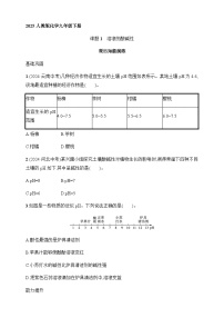 化学九年级下册（2024）溶液的酸碱性巩固练习