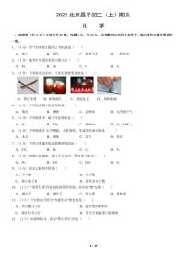 2022北京昌平初三（上）期末化学试卷（含答案）