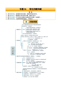 专题06 常见的酸和碱试卷（原卷+解析）-2025年中考化学一轮复习知识清单
