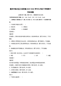 重庆市南川区三校联盟2023-2024学年九年级下学期期中考试化学试题（解析版）