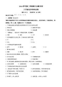 上海市金山区2024-2025学年八年级下学期中化学试题（原卷版+解析版）