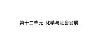 2025年中考化学一轮复习课件：第十二单元化学与社会发展