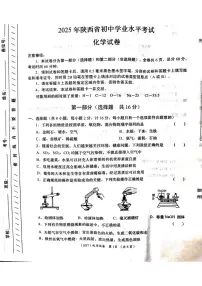 2025年陕西省咸阳市中考二模化学试题（中考模拟）