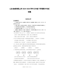 山东省威海乳山市2024-2025学年九年级下学期期中考试（扫描版）化学试题