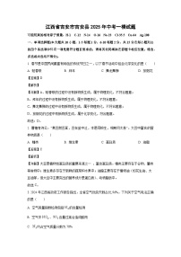 江西省吉安市吉安县2025年中考一模化学试题（解析版）