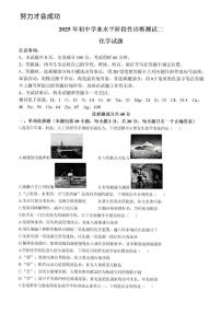 2025年济南市莱芜区初三化学中考三模试题及其答案