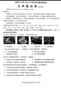 2025年济南市槐荫区初三化学中考三模试题及其答案