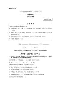 2025年江苏省南通市海门区东洲国际学校中考模拟预测化学试题（中考模拟）