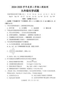2025年山东省济宁市任城区中考二模化学试题（中考模拟）