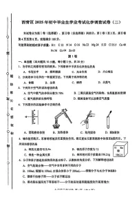2025年天津市西青区中考二模考试化学试题（中考模拟）