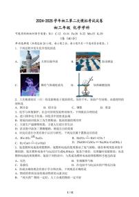 2025年江苏省扬州市梅岭集团中考二模化学试卷（中考模拟）