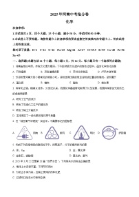 2025年河南省南阳市方城县多校中招联考三模化学试题（中考模拟）