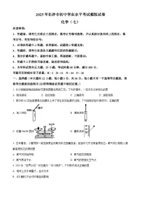 2025年湖南省长沙市教科院中考模拟考试化学试卷（中考模拟）