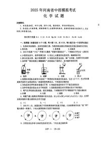2025河南省信阳市息县中考模拟测试化学试题（中考模拟）