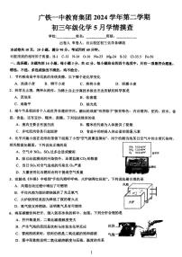 2025年广东省广州市铁一中学教育集团中考二模化学试卷（中考模拟）