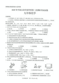 2025年河南省平顶山市中考二模化学试卷（中考模拟）