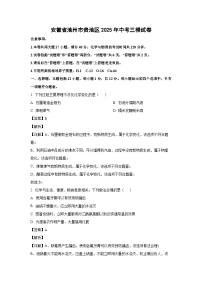 安徽省池州市贵池区2025年中考三模化学试卷（解析版）