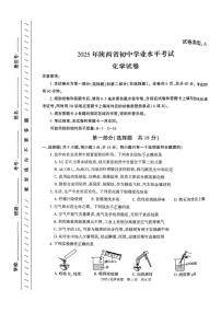 2025年陕西省咸阳市永寿县店头中学中考第七次模考化学试题（中考模拟）