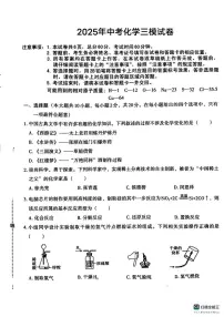 2025年河北省唐山市玉田第三中学中考三模化学试卷（中考模拟 ）